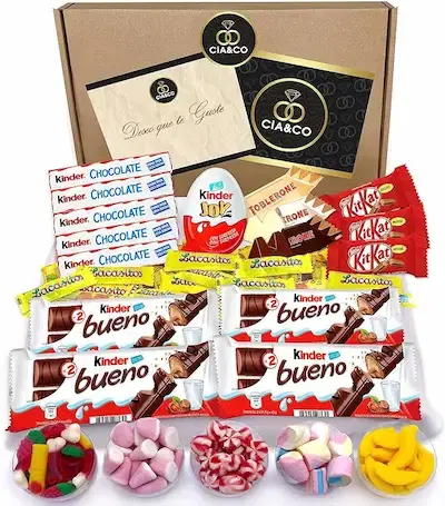 Lote con +25 Chocolates Con Tarjeta Dedicada Personalizada